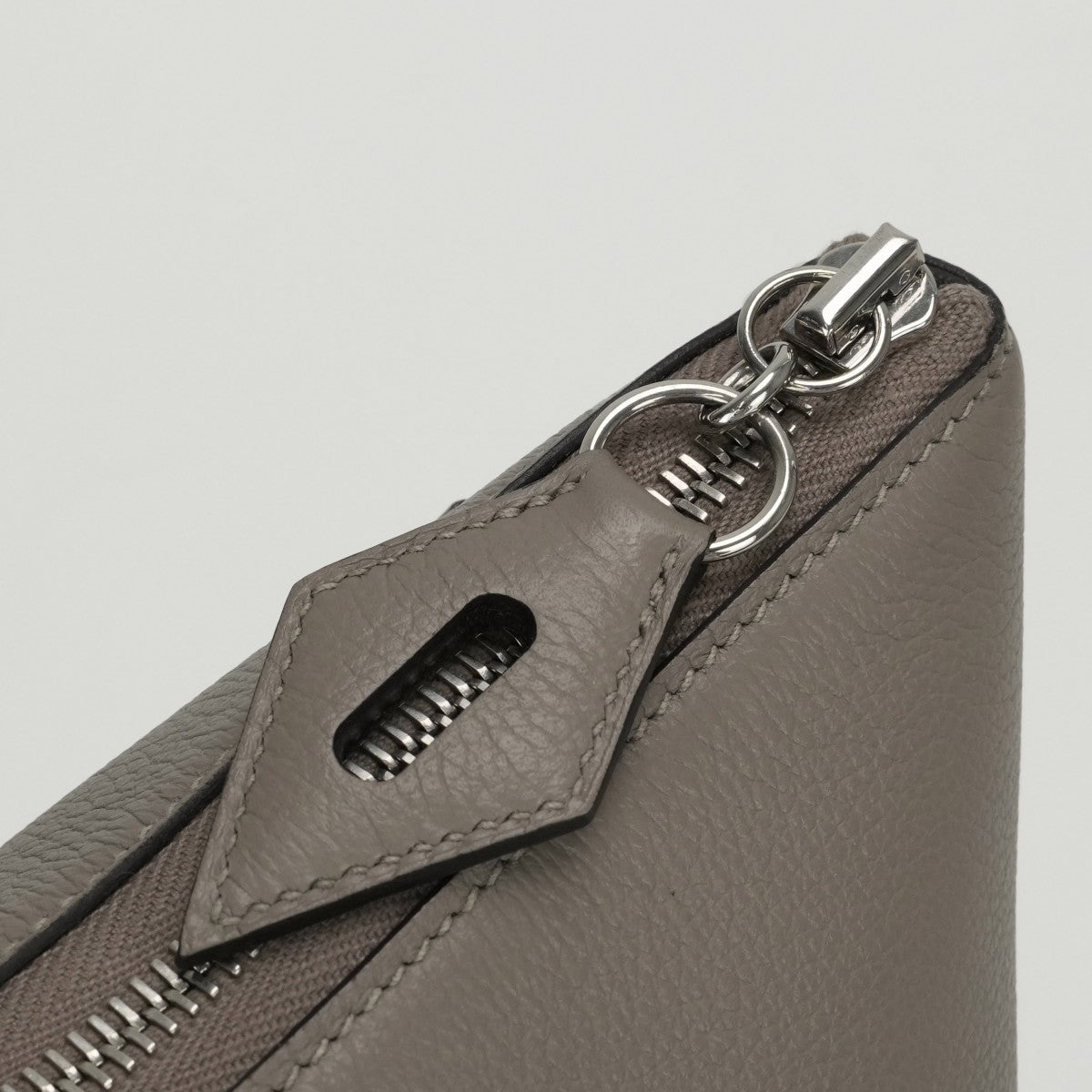 HERMES HERMES Transit Sailor Transit Sailor Bag Tote Bag Ever Color Grey Asphalt Grey Silver Metal Fittings Ever Color