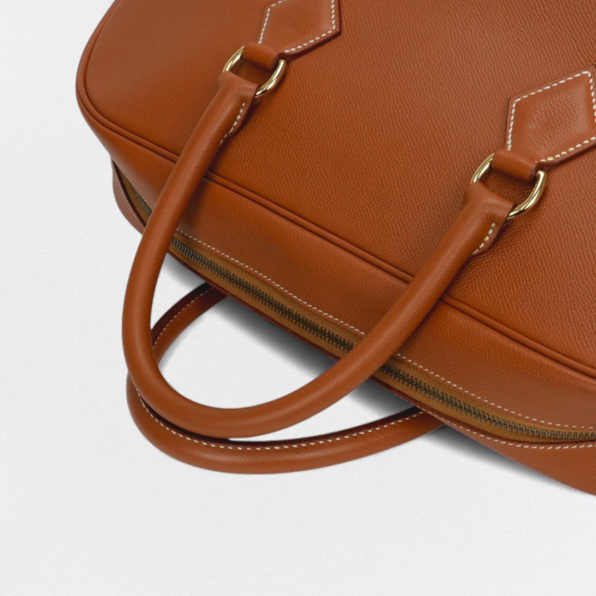 エルメス HERMES サンプロン バッグ トートバッグ クシュベル ゴールド Gold ブラウン Brown 茶 ゴールド金具 ハンドバッグ ボストンバッグ 旅行バッグ