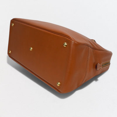 エルメス HERMES サンプロン バッグ トートバッグ クシュベル ゴールド Gold ブラウン Brown 茶 ゴールド金具 ハンドバッグ ボストンバッグ 旅行バッグ