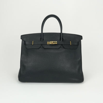 エルメス HERMES バーキン40 バーキン 40 バッグ トートバッグ トゴ ノワール ブラック 黒 ゴールド金具
