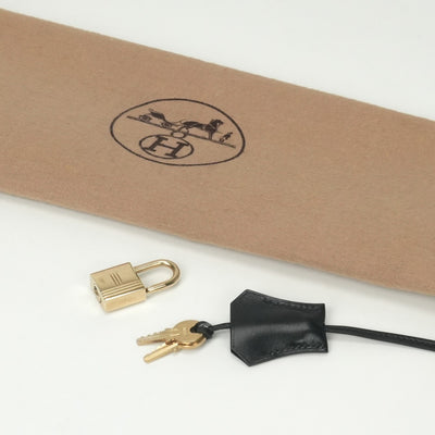 HERMES 爱马仕 Haut a courroies 32 Haut a courroies 32 手提袋Toile Ash Box Noir米色黑金硬件