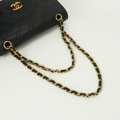 CHANEL 샤넬 바이 콜로어 가방 숄더 가방 램스킨 블랙 골드 하드웨어 체인 어깨 가방 코코 마크 턴크