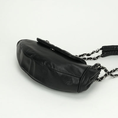 シャネル CHANEL マトラッセ バッグ ショルダーバッグ ラムスキン ブラック black 黒 シルバー金具 チェーンショルダーバッグ ココマーク デカココ