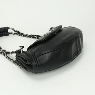 シャネル CHANEL マトラッセ バッグ ショルダーバッグ ラムスキン ブラック black 黒 シルバー金具 チェーンショルダーバッグ ココマーク デカココ