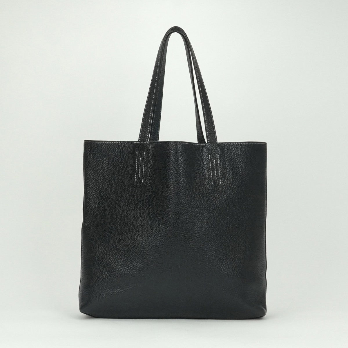 エルメス HERMES ドゥブルセンス36 ドゥブルセンス 36 ドゥブルサンス36 ドゥブルセンス 45 バッグ トートバッグ トリヨンクレマンス ネイビー Navy ブルー Blue 紺 Hロゴ パンチング