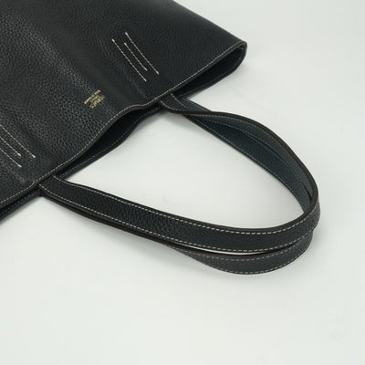 エルメス HERMES ドゥブルセンス36 ドゥブルセンス 36 ドゥブルサンス36 ドゥブルセンス 45 バッグ トートバッグ トリヨンクレマンス ネイビー Navy ブルー Blue 紺 Hロゴ パンチング