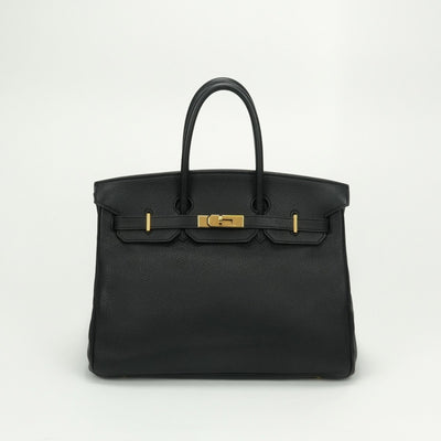 HERMES HERMES Birkin 35 Birkin 35 Tote bag Togo noir noir black black gold hardware