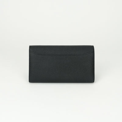 HERMES 헤르메스 Constance to go 콘스탄스도 지갑 롱 지갑 엡슨 누아 블랙 실버 하드웨어 Vaugh Epson