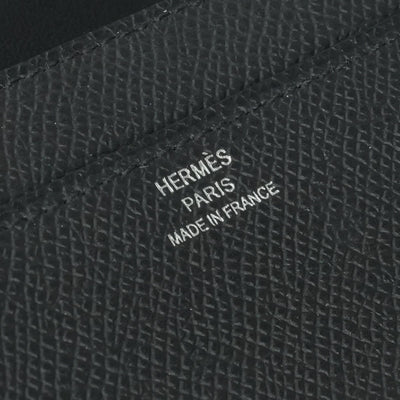 HERMES 헤르메스 Constance to go 콘스탄스도 지갑 롱 지갑 엡슨 누아 블랙 실버 하드웨어 Vaugh Epson