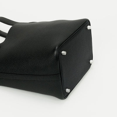 HERMES HERMES Picotin lock PM Picotin lock PM Picotin PM Picotin lock 18 Tote bag Toryon Clemence Noir Black Silver Metal fittings