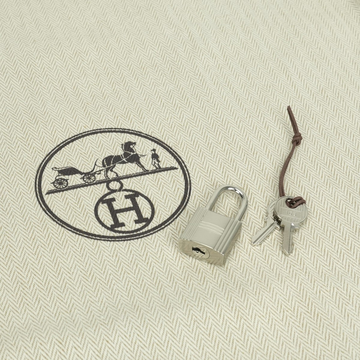 HERMES HERMES Picotin lock PM Picotin lock PM Picotin PM Picotin lock 18 Tote bag Toryon Clemence Noir Black Silver Metal fittings