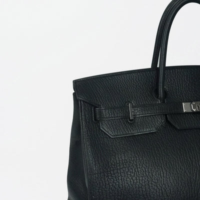 エルメス HERMES バーキン40 バーキン 40 バッグ トートバッグ コロマンデル ノワール ブラック 黒 シルバー金具