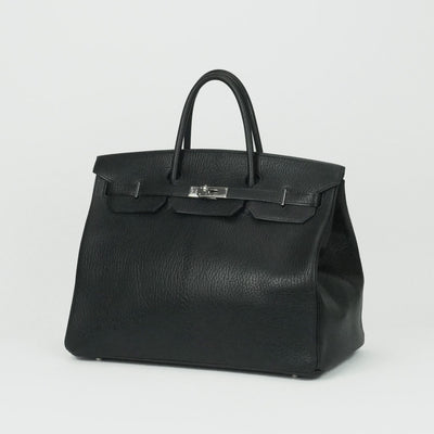 エルメス HERMES バーキン40 バーキン 40 バッグ トートバッグ コロマンデル ノワール ブラック 黒 シルバー金具