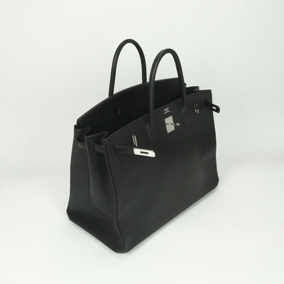 エルメス HERMES バーキン40 バーキン 40 バッグ トートバッグ コロマンデル ノワール ブラック 黒 シルバー金具
