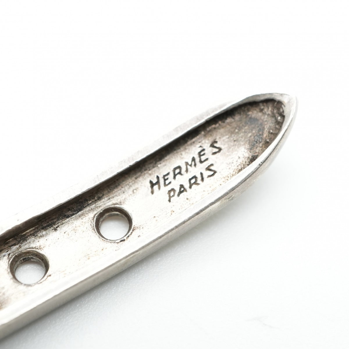 エルメス HERMES ブックルセリエ ブックルセリエ ネックレス ペンダント チョーカー 750/925 シルバー 銀 アンティーク 希少 レア　ベルト　YG　SV