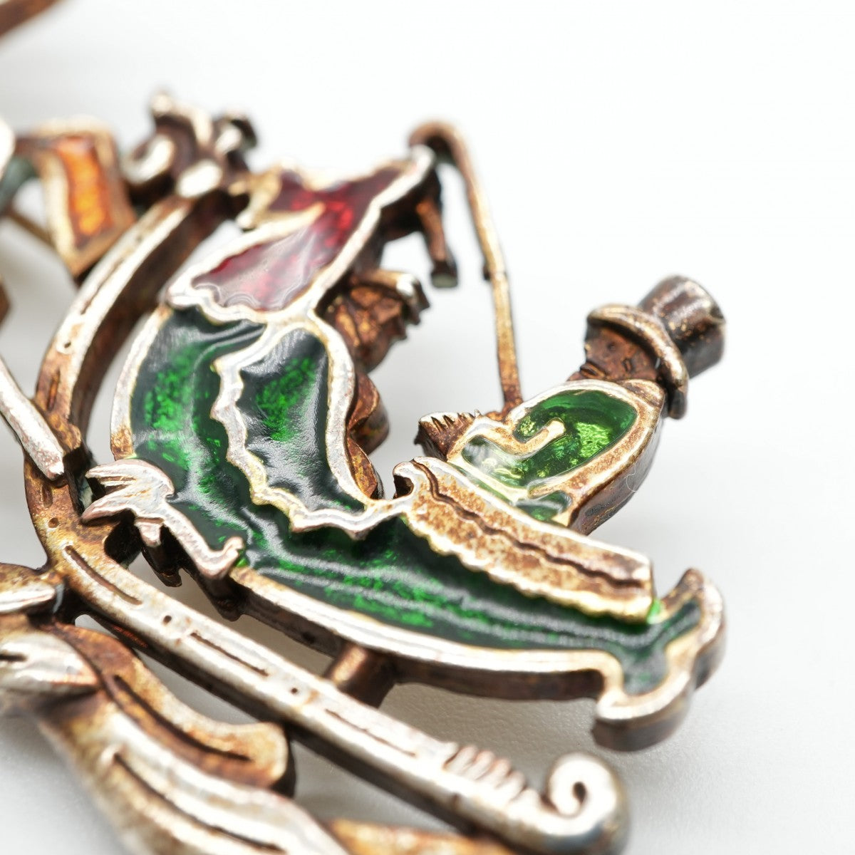 HERMES HERMES Brooch Corsage Gold Gold Reindeer Gold