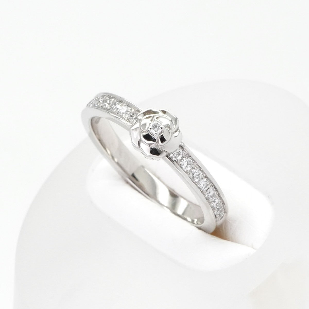 CHANEL CHANEL Marriage Rings, Marriage Ring, Camellia Collection Ring, Pt950, Silver, Wedding Ring, Marriage Ring, Platinum