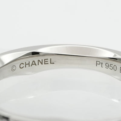 CHANEL CHANEL Marriage Rings, Marriage Ring, Camellia Collection Ring, Pt950, Silver, Wedding Ring, Marriage Ring, Platinum