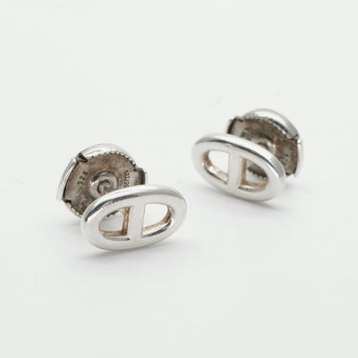 HERMES HERMES Chaine d'Ancre Chaine d'Ancre Earrings 925 Silver