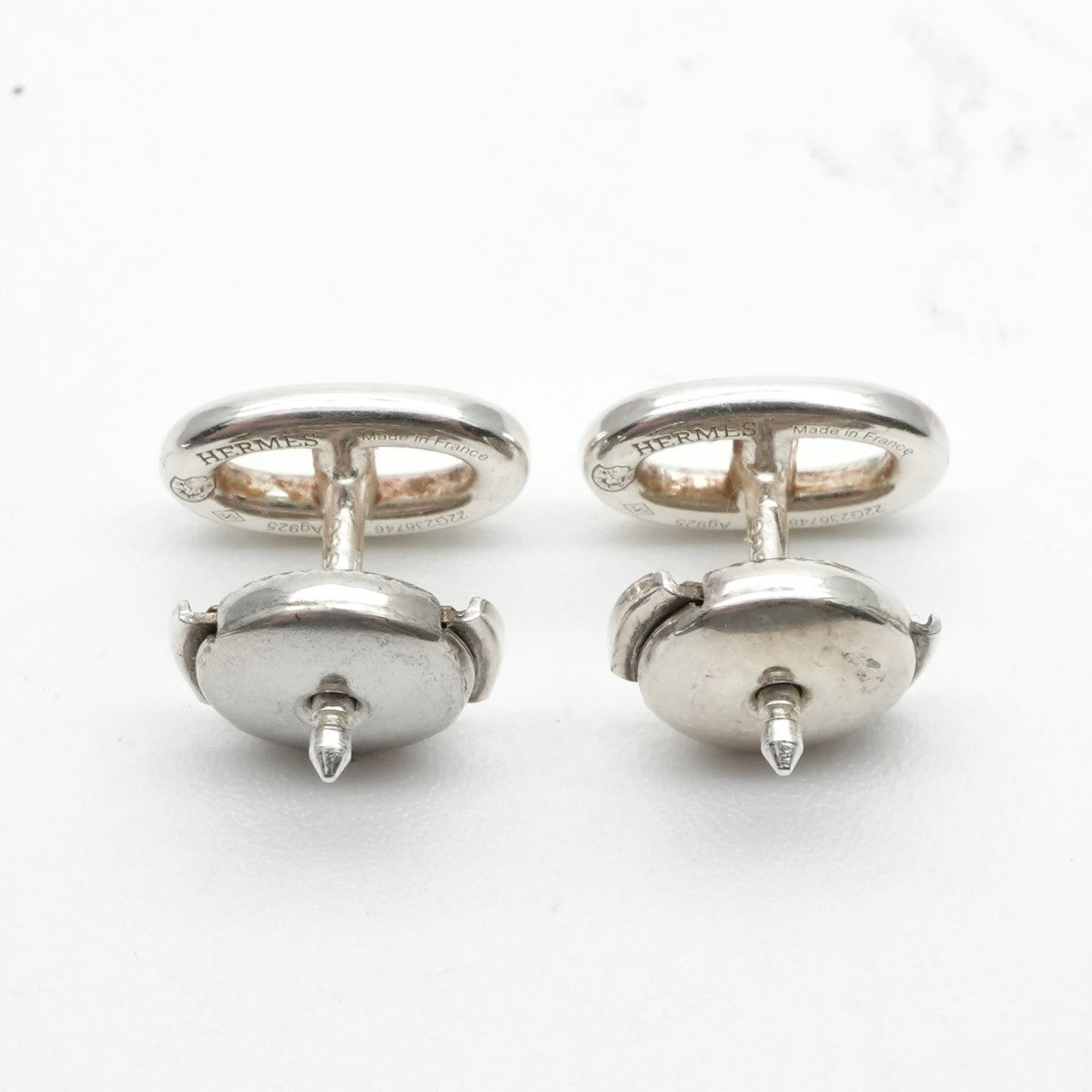 HERMES HERMES Chaine d'Ancre Chaine d'Ancre Earrings 925 Silver