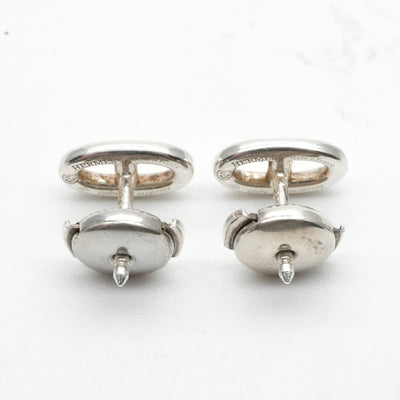 HERMES HERMES Chaine d'Ancre Chaine d'Ancre Earrings 925 Silver