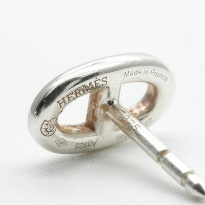 HERMES HERMES Chaine d'Ancre Chaine d'Ancre Earrings 925 Silver