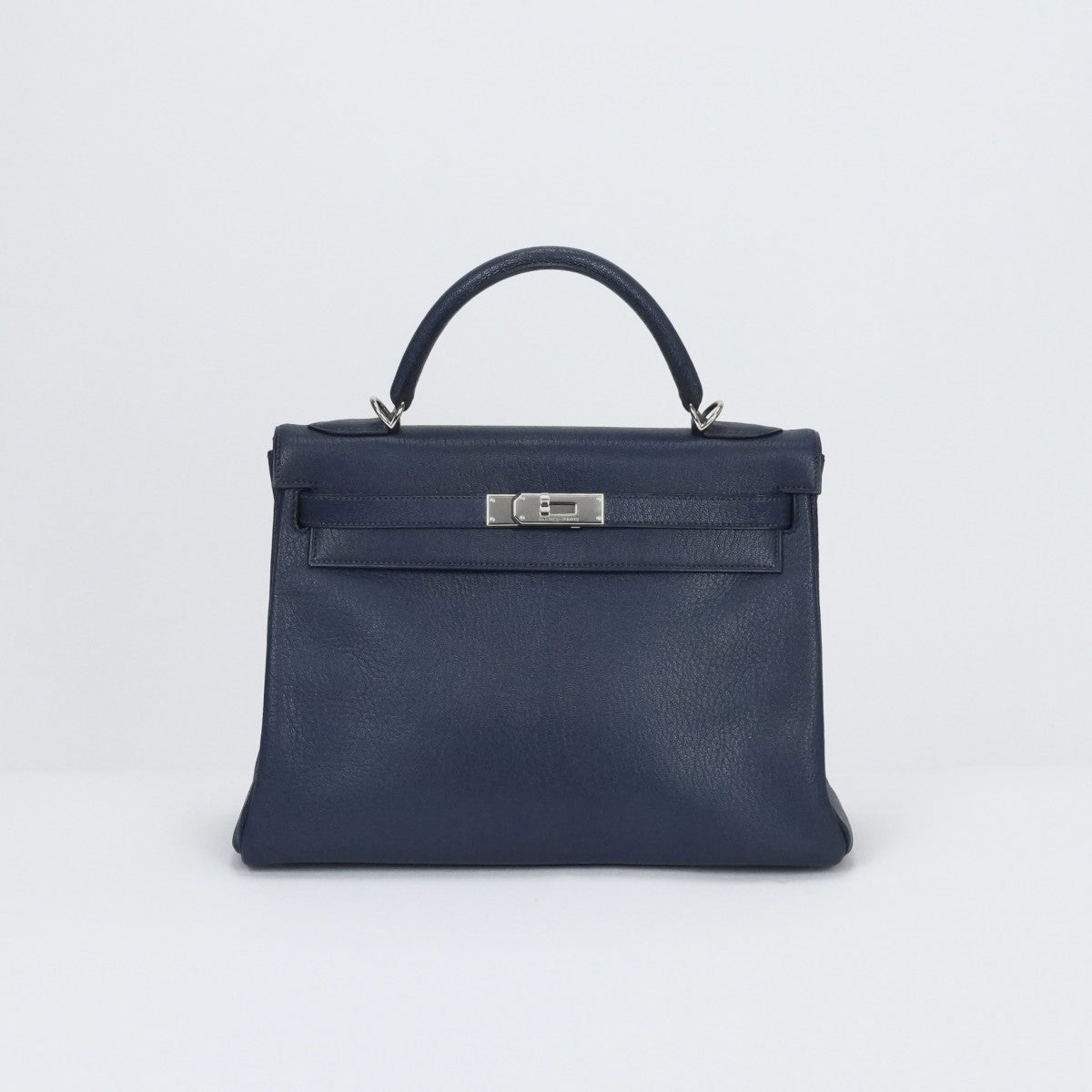 エルメス HERMES ケリー32 ケリー 32 バッグ トートバッグ ショルダーバッグ シェーブルコロマンデル ブルーロイ ブルー 青 シルバー金具 シェブルミゾル コロマンデル 新金具 V字金具