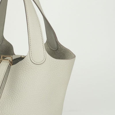 エルメス HERMES ピコタンロックPM ピコタンロック PM ピコタンPM ピコタンロック18 バッグ トートバッグ トリヨンクレマンス クレ ベージュ ゴールド金具