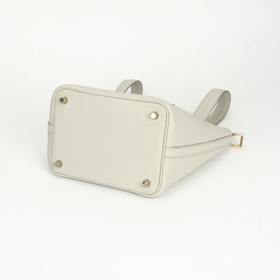 エルメス HERMES ピコタンロックPM ピコタンロック PM ピコタンPM ピコタンロック18 バッグ トートバッグ トリヨンクレマンス クレ ベージュ ゴールド金具