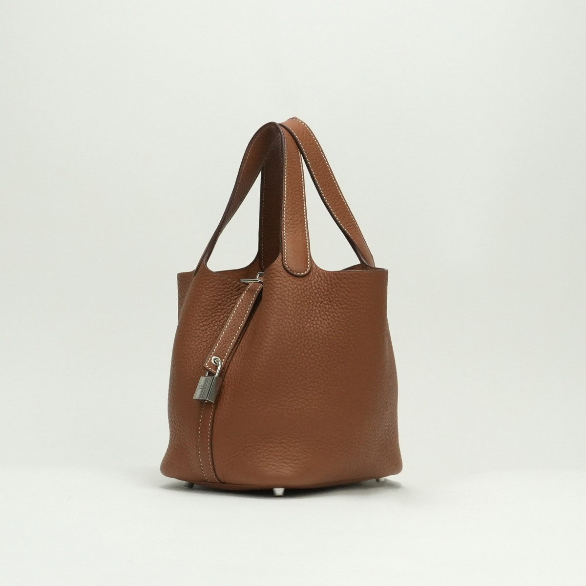 エルメス HERMES ピコタンロックPM ピコタンロック PM ピコタンPM ピコタンロック18 バッグ トートバッグ トリヨンクレマンス ゴールド Gold ブラウン brown 茶 シルバー金具
