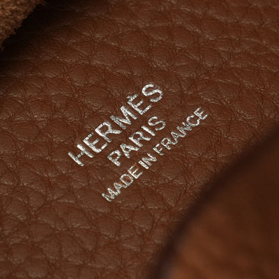 エルメス HERMES ピコタンロックPM ピコタンロック PM ピコタンPM ピコタンロック18 バッグ トートバッグ トリヨンクレマンス ゴールド Gold ブラウン brown 茶 シルバー金具