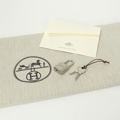HERMES HERMES Picotin lock MM Picotin lock MM Picotin lock 22 Tote bag Toryon Clemence Noir Black Silver Metal fittings