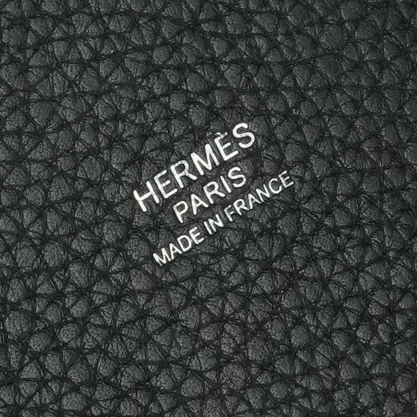 エルメス HERMES ピコタンロックMM ピコタンロック MM ピコタンロック22 バッグ トートバッグ トリヨンクレマンス ノワール ブラック 黒 シルバー金具