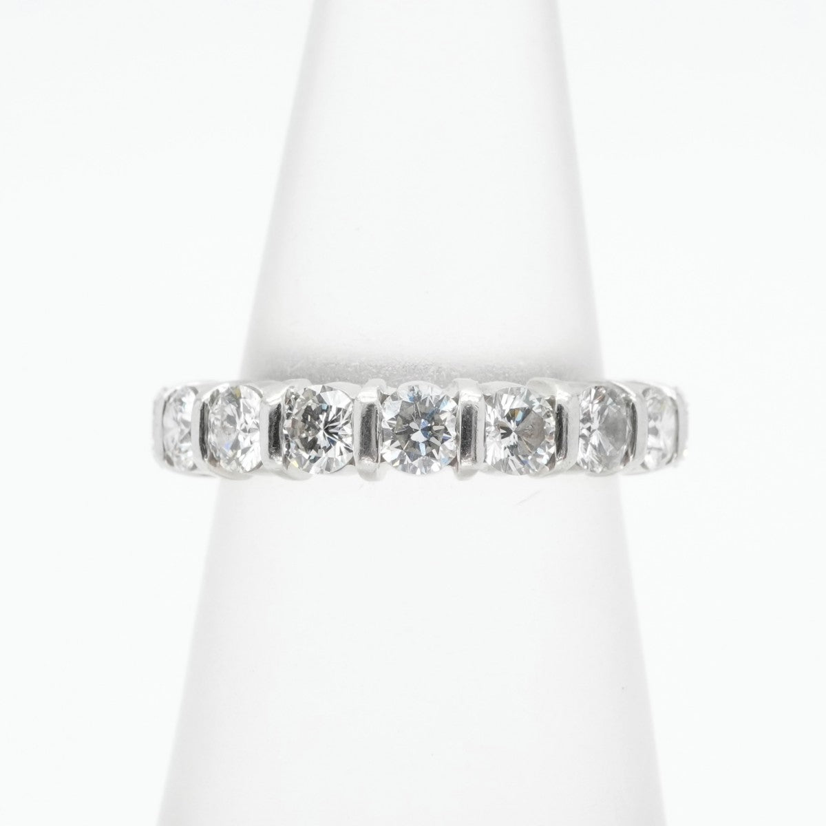 HARRY WINSTON HARRY WINSTON Round Bar Set Round Bar Set Classic Ring Pt950 Diamond Bar Set Full Eternity