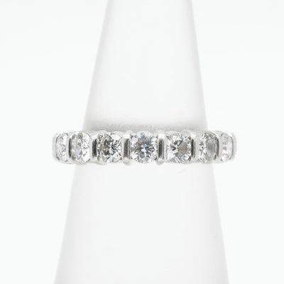 HARRY WINSTON HARRY WINSTON Round Bar Set Round Bar Set Classic Ring Pt950 Diamond Bar Set Full Eternity