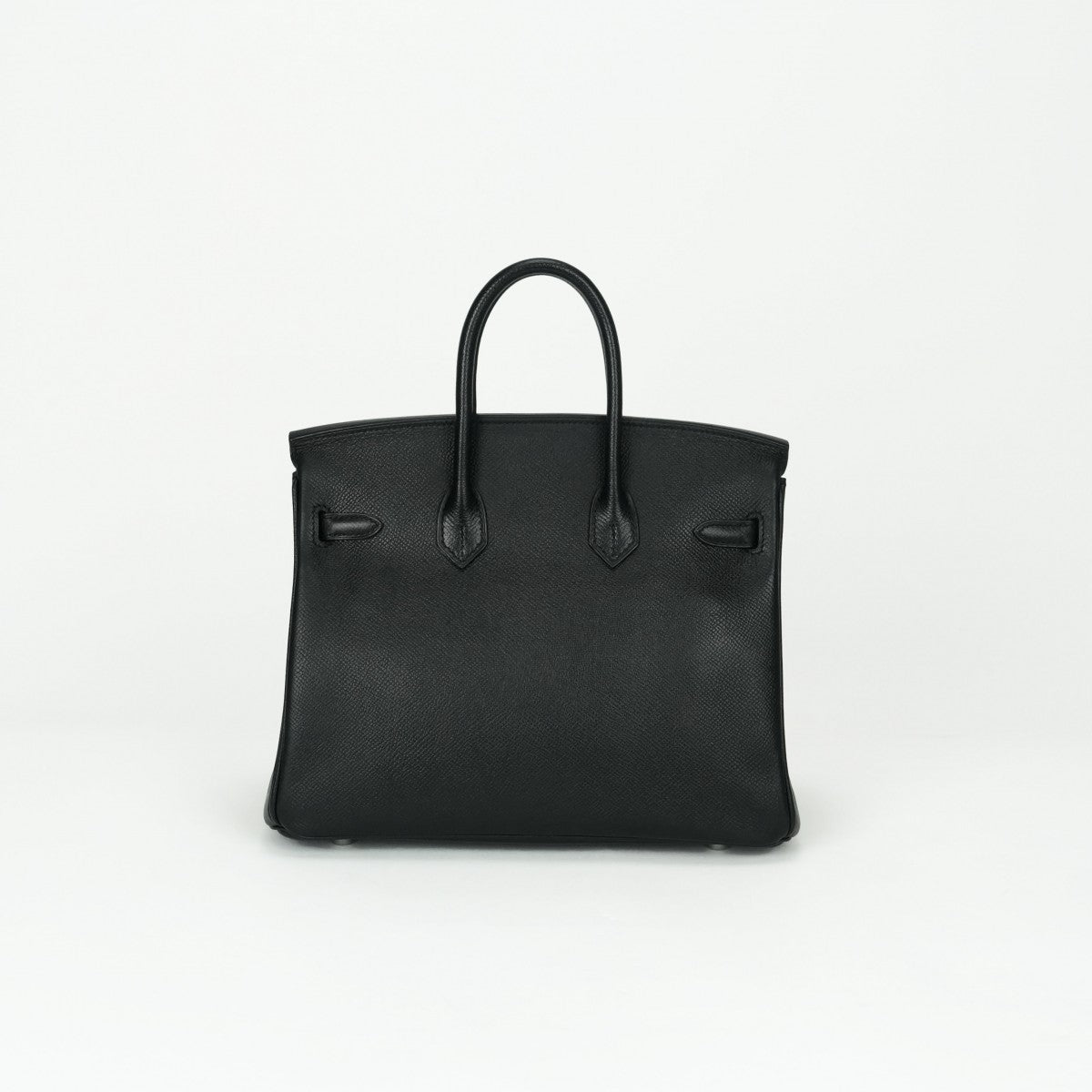エルメス HERMES バーキン25 バーキン 25 バッグ トートバッグ エプソン ノワール ブラック 黒 シルバー金具 ヴォーエプソン
