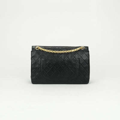 CHANEL CHANEL Matelass? Bag Shoulder Bag Lambskin Black Black Gold Hardware Chain Shoulder BagW flap W chain Double flap Double chainCoco Mark Turnlock
