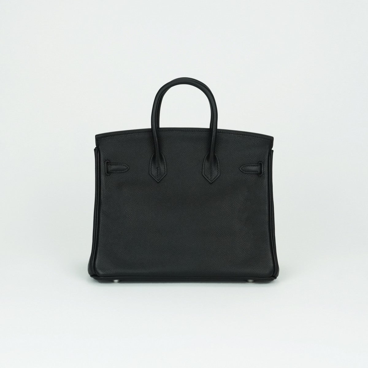 エルメス HERMES バーキン25 バーキン 25 バッグ トートバッグ エプソン ノワール ブラック 黒 シルバー金具 ヴォーエプソン