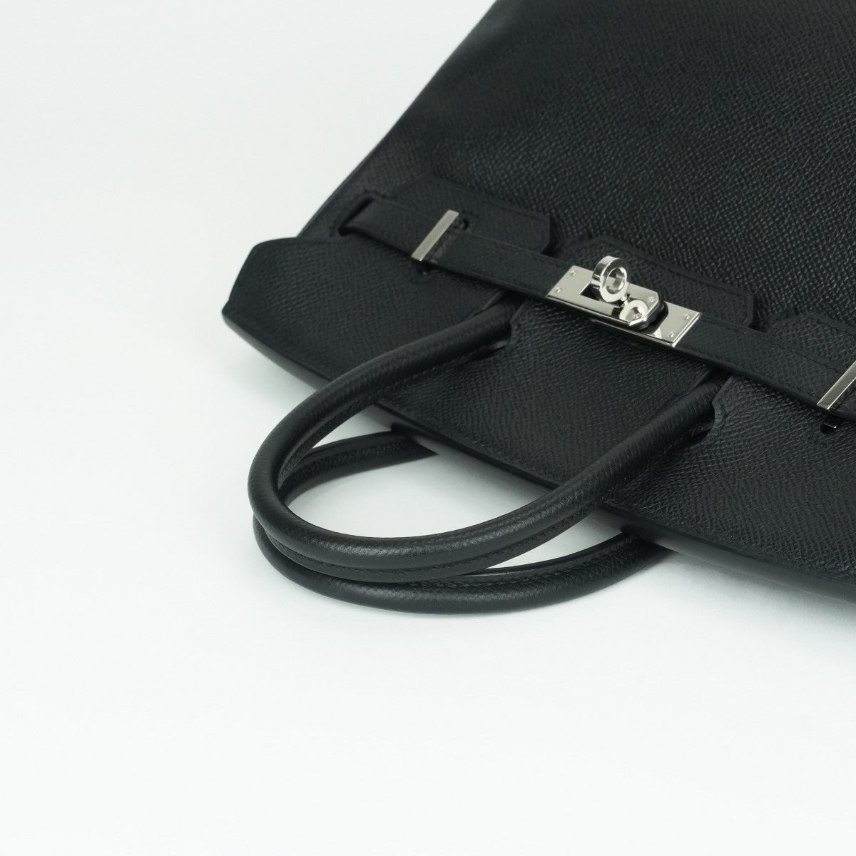 エルメス HERMES バーキン25 バーキン 25 バッグ トートバッグ エプソン ノワール ブラック 黒 シルバー金具 ヴォーエプソン