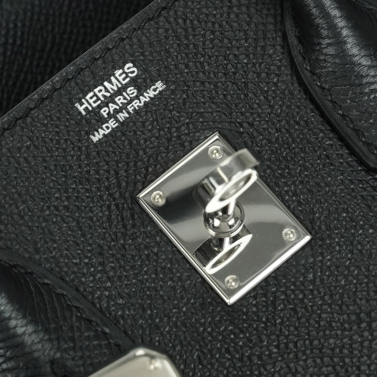 エルメス HERMES バーキン25 バーキン 25 バッグ トートバッグ エプソン ノワール ブラック 黒 シルバー金具 ヴォーエプソン