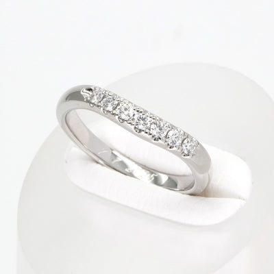 MIKIMOTO Ring Pt950 Silver Wedding Ring Marriage Ring Platinum Diamond