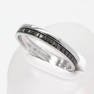 BOUCHERON BOUCHERON Quatre Black Ring Half QUATRE BLACK EDITION Quatre Ring 750 Pink Gold White Gold Yellow Gold Brown PVD Black PVD Wedding Ring Marriage Ring Platinum Pair Ring