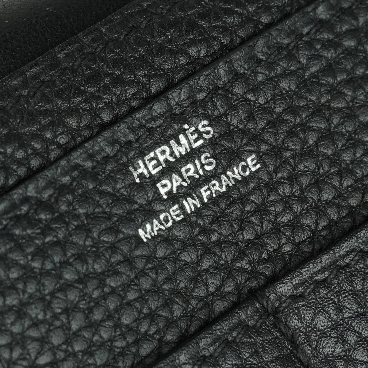 エルメス HERMES ドゴンGM ドゴン GM ドゴンデュオ 財布 長財布 ロングウォレット トゴ ノワール ブラック 黒 シルバー金具