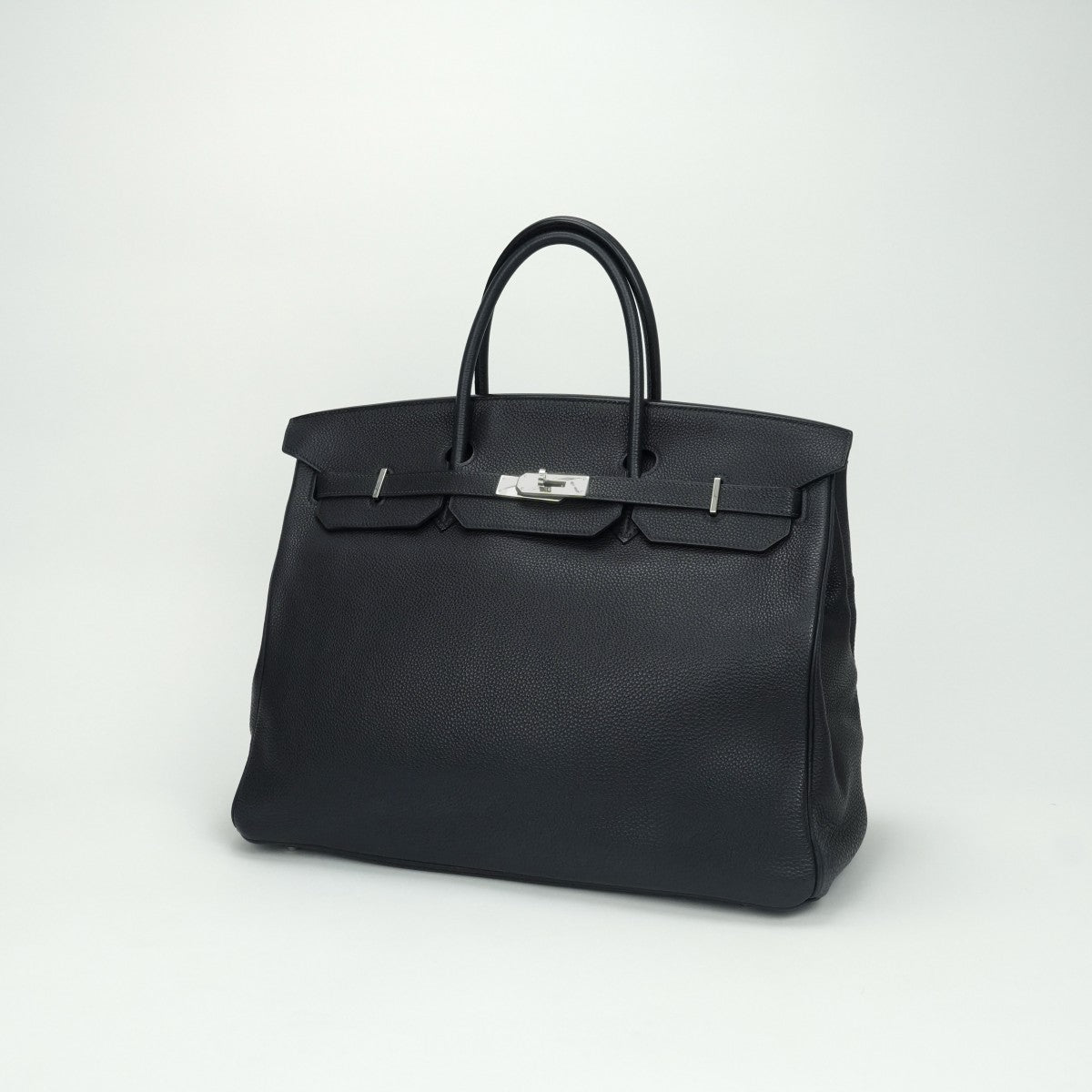 エルメス HERMES バーキン40 バーキン 40 バッグ トートバッグ トゴ ブルーインディゴ ダークブルー 青 シルバー金具