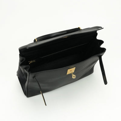 エルメス HERMES ケリー32 ケリー 32 バッグ トートバッグ アルデンヌ ノワール ブラック Black 黒 ゴールド金具