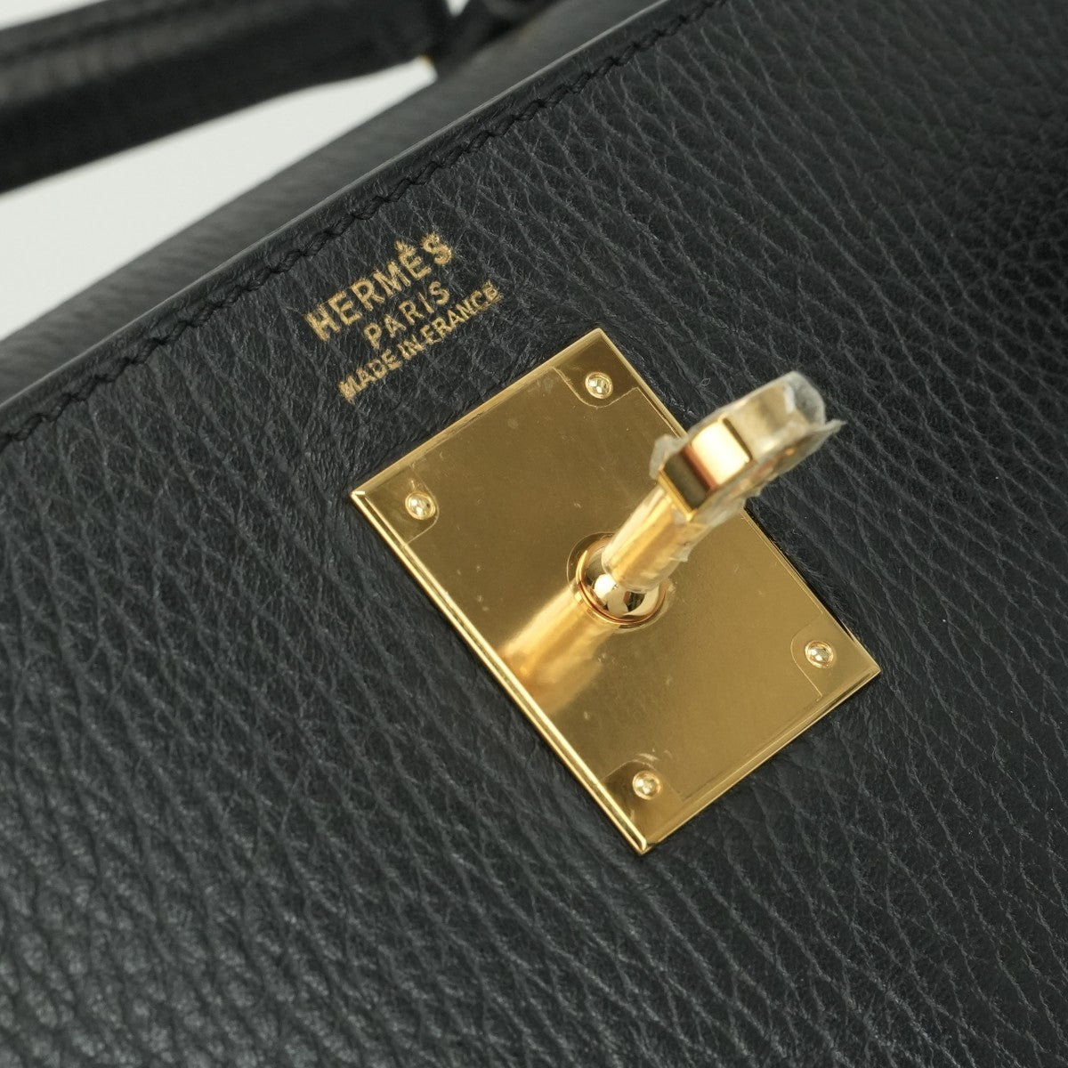 エルメス HERMES ケリー32 ケリー 32 バッグ トートバッグ アルデンヌ ノワール ブラック Black 黒 ゴールド金具