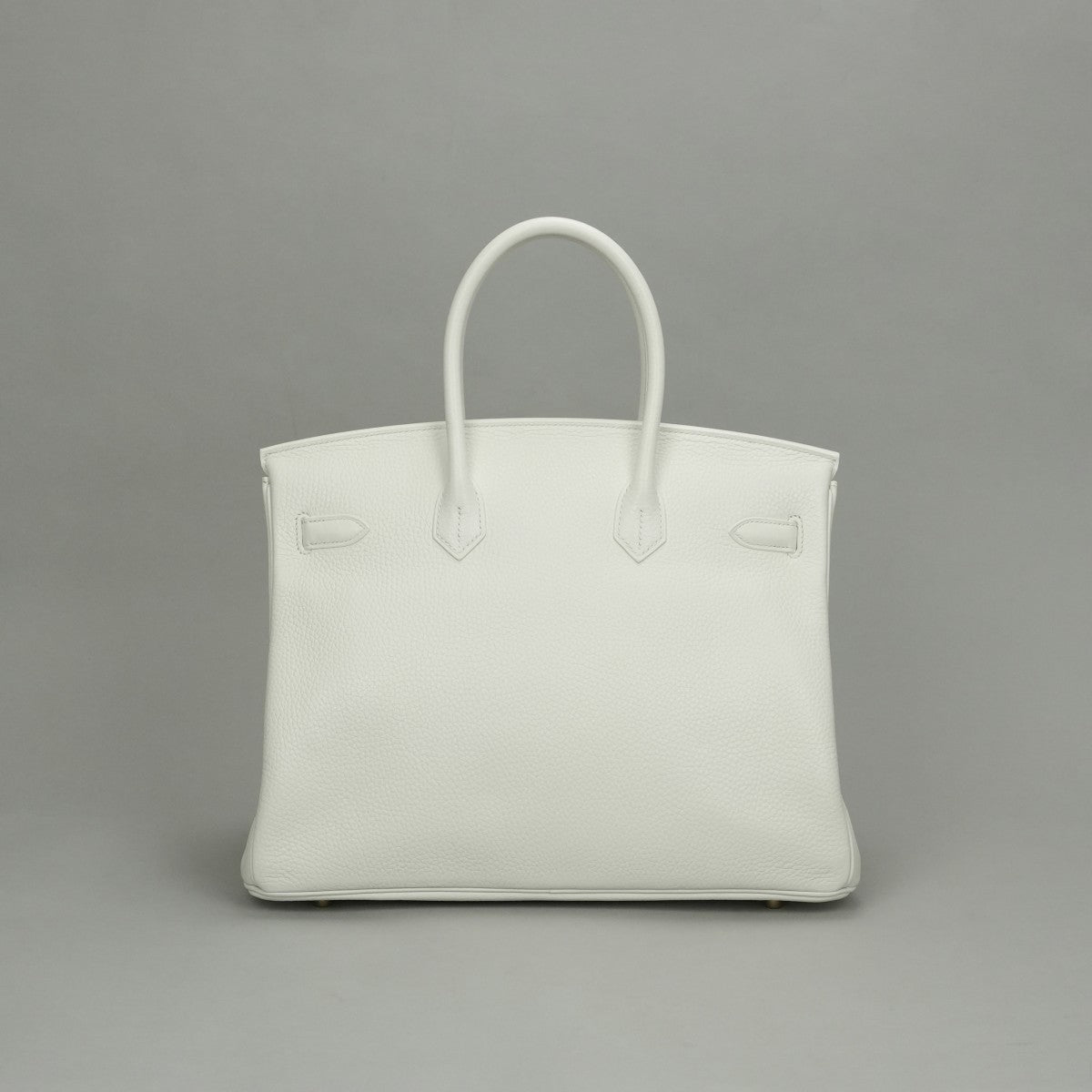 HERMES HERMES Birkin 35 Birkin 35 Bag Tote Bag Blanc White Gold Hardware Handbag