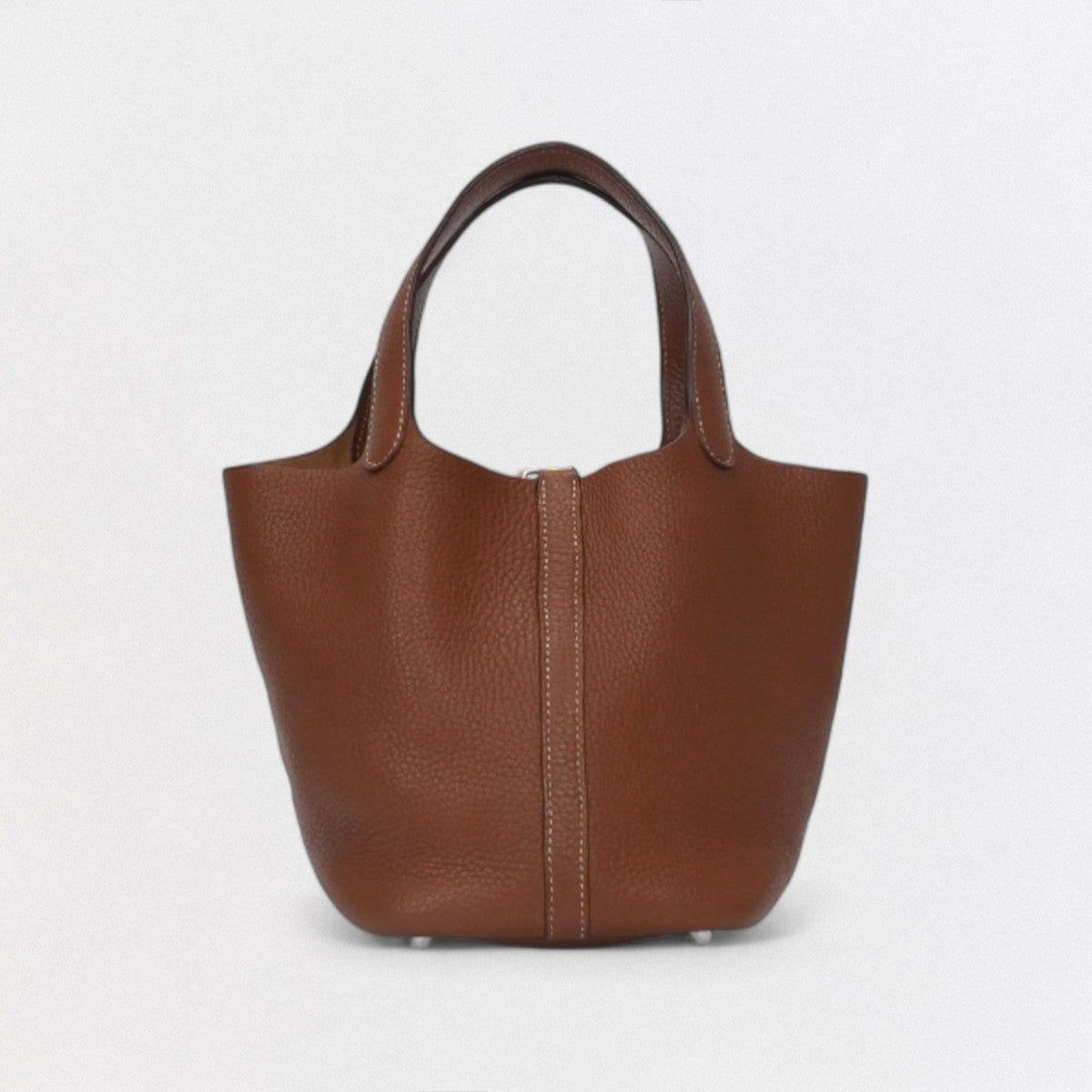 エルメス HERMES ピコタンロックPM ピコタンロック PM ピコタンPM ピコタンロック18 バッグ トートバッグ トリヨンクレマンス Gold ゴールド ブラウン Brown 茶 シルバー金具 ハンドバッグ