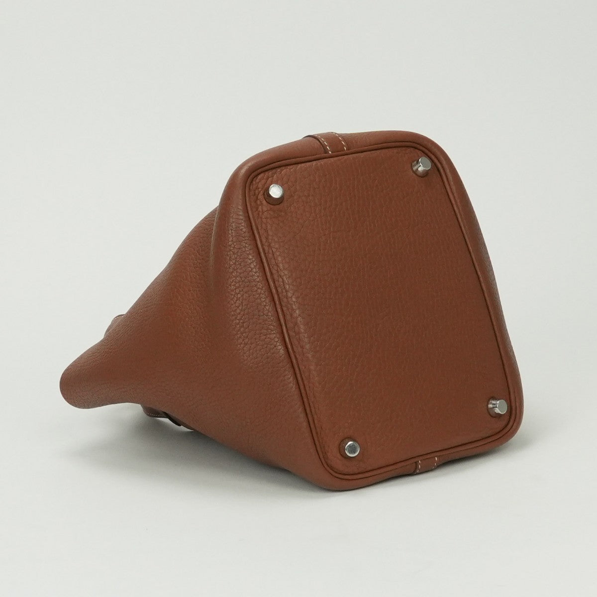 エルメス HERMES ピコタンロックPM ピコタンロック PM ピコタンPM ピコタンロック18 バッグ トートバッグ トリヨンクレマンス Gold ゴールド ブラウン Brown 茶 シルバー金具 ハンドバッグ