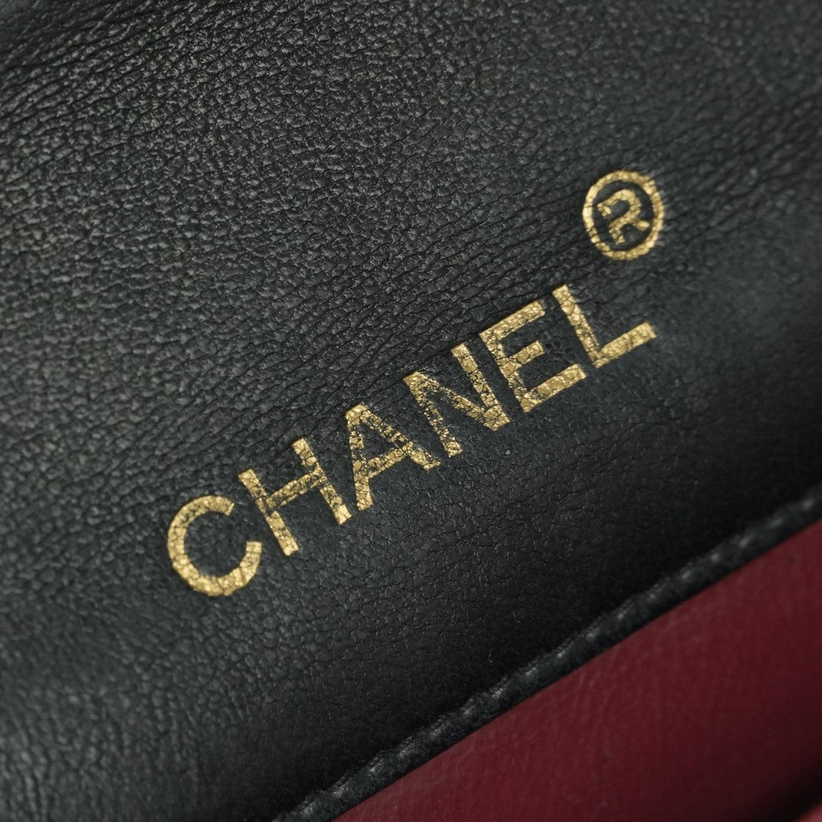 CHANEL 샤넬 Matelass? 가방 숄더 가방 램스킨 블랙 블랙 골드 하드웨어 빈티지 푸시 잠금